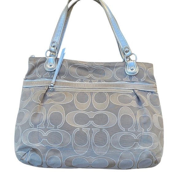 Coach Gray Shoulder Bag - Picture 5 of 6